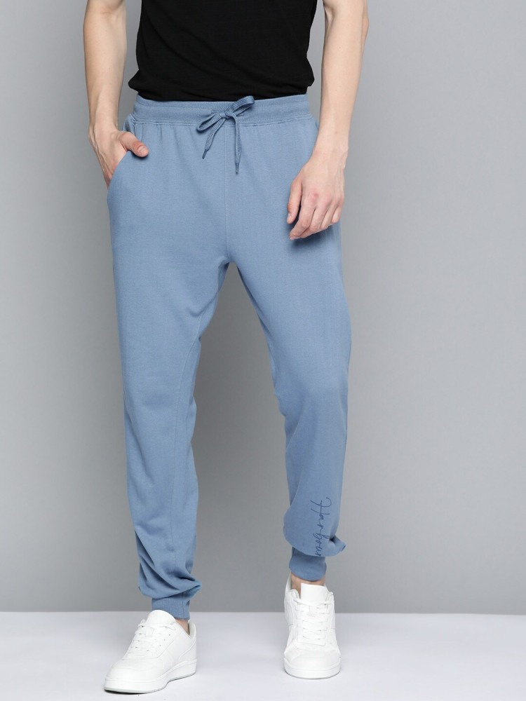 Buy Mast  Harbour Women Blue Pure Cotton Solid Relaxed Fit Joggers  Track  Pants for Women 13392060  Myntra