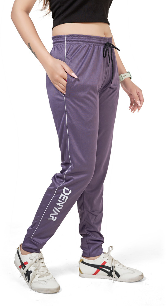 Purple track pants hotsell womens