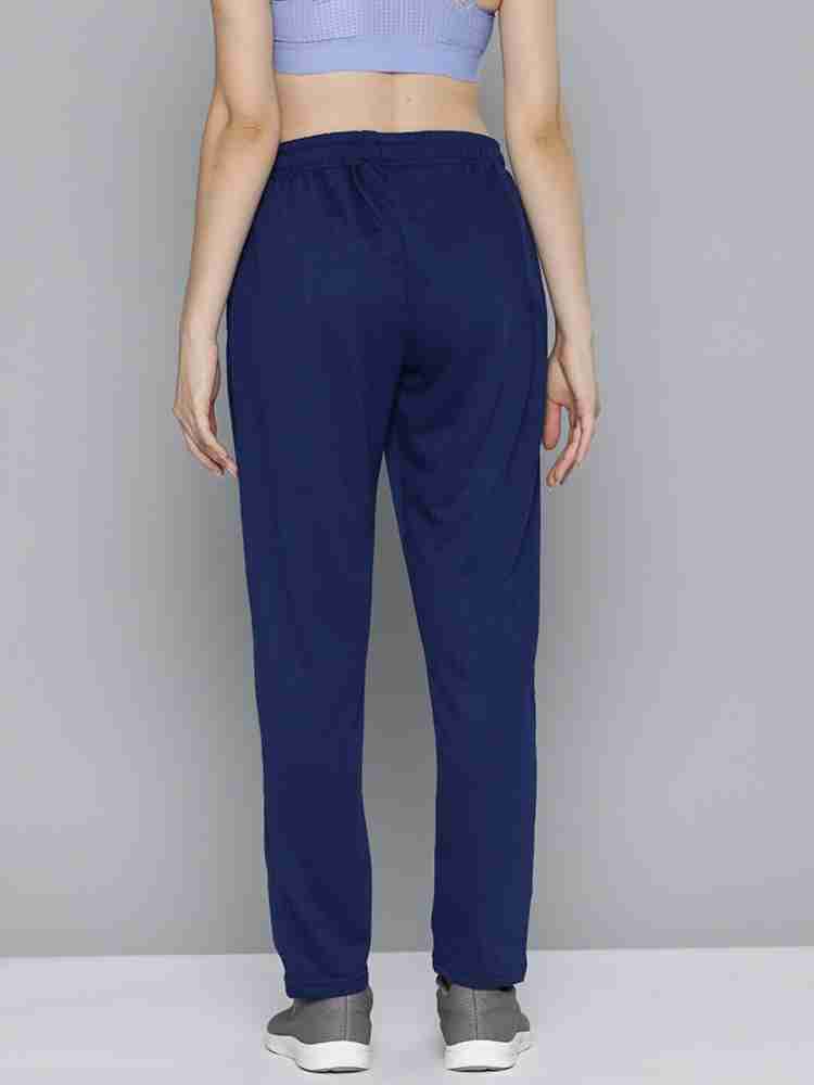 HRX by Hrithik Roshan Solid Women Blue Track Pants - Buy HRX by Hrithik  Roshan Solid Women Blue Track Pants Online at Best Prices in India