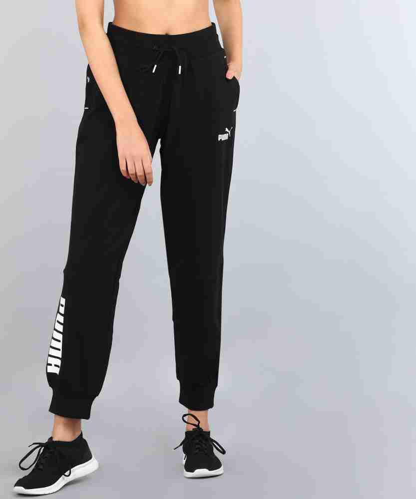 PUMA Power Pants Solid Women Black Track Pants - Buy PUMA Power Pants Solid  Women Black Track Pants Online at Best Prices in India