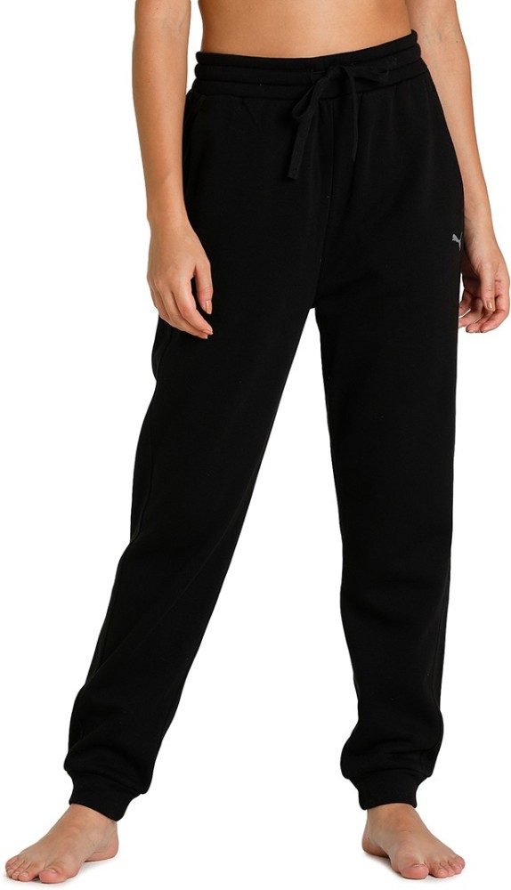 Buy Guess women pullon embroidered logo track pants black Online