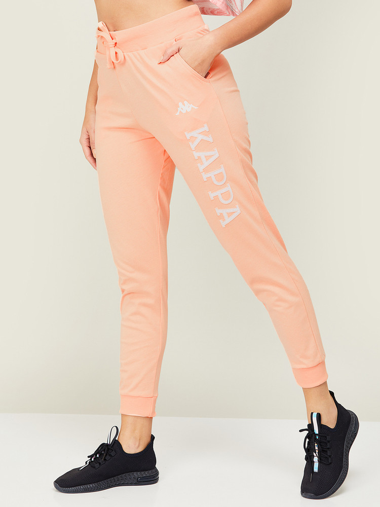 Orange kappa track 2025 pants