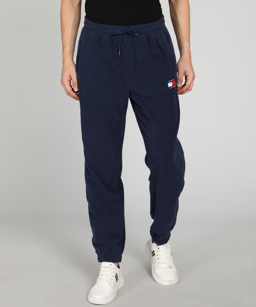 TOMMY HILFIGER Solid Men Dark Blue Track Pants - Buy TOMMY HILFIGER Solid  Men Dark Blue Track Pants Online at Best Prices in India | Flipkart.com