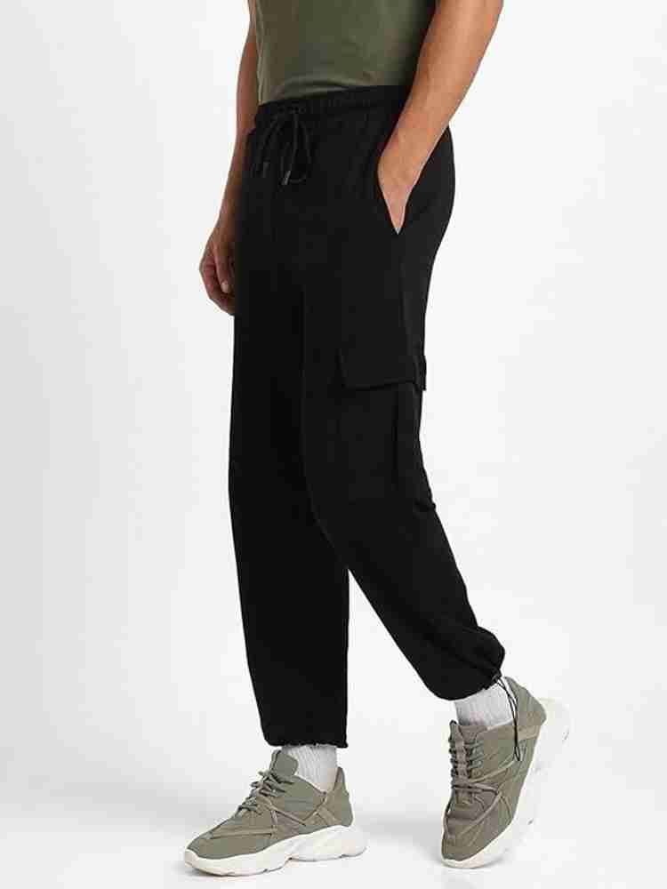 Factory Club Solid Men Black Track Pants Buy Factory Club Solid