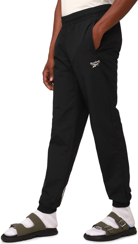 REEBOK Solid Men Black Track Pants - Buy REEBOK Solid Men REEBOK Solid Men Black Track Pants - Buy REEBOK Solid Men