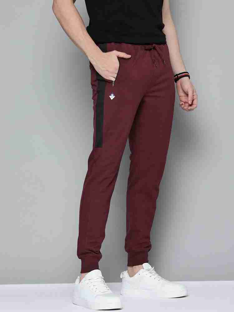 Buy Mast & Harbour Women Black Solid Pure Cotton Joggers - Track