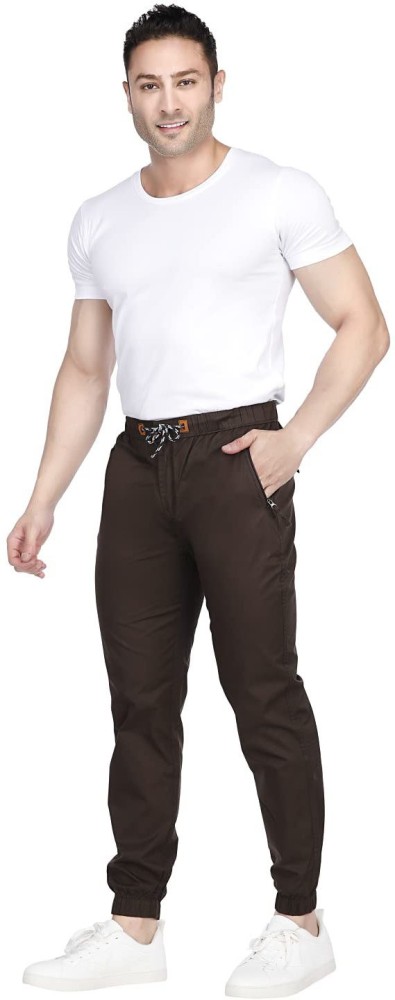 Trendy Dukaan Printed Men Brown Track Pants - Buy Trendy Dukaan Printed Men  Brown Track Pants Online at Best Prices in India