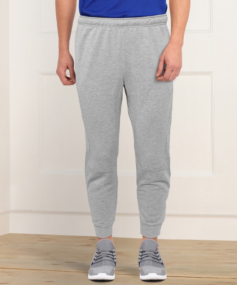 Nike solid men's grey cheap track pants