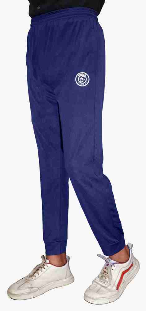 Mens blue tracksuit bottoms outlet