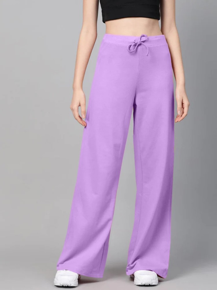 Stylefabs Regular Fit Women Purple Trousers - Buy Stylefabs Regular Fit  Women Purple Trousers Online at Best Prices in India