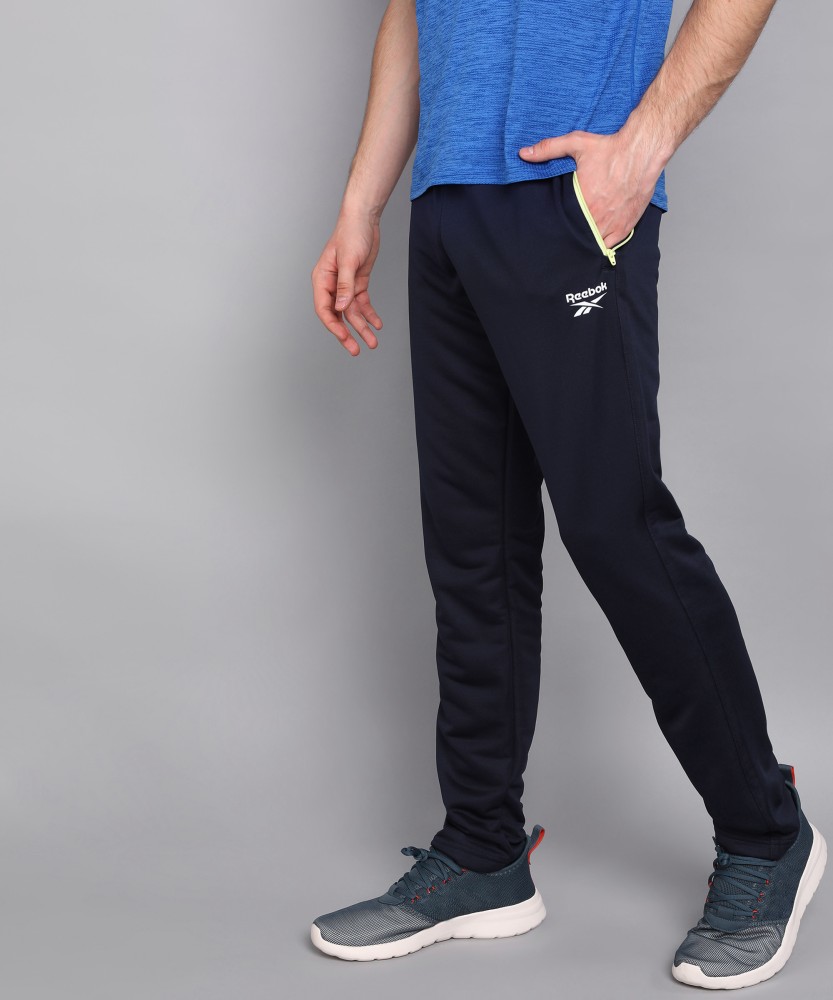 REEBOK Solid Men Blue Track Pants - Buy REEBOK Solid Men Blue Track Pants  Online at Best Prices in India