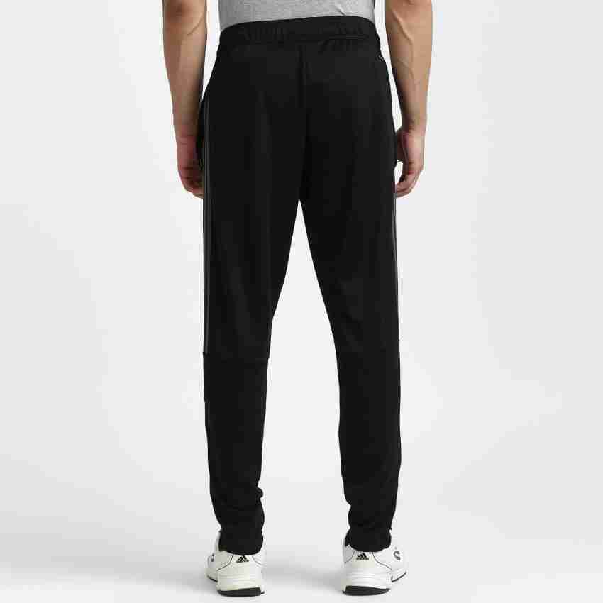 ADIDAS Striped Men Black Track Pants - Buy ADIDAS Striped Men