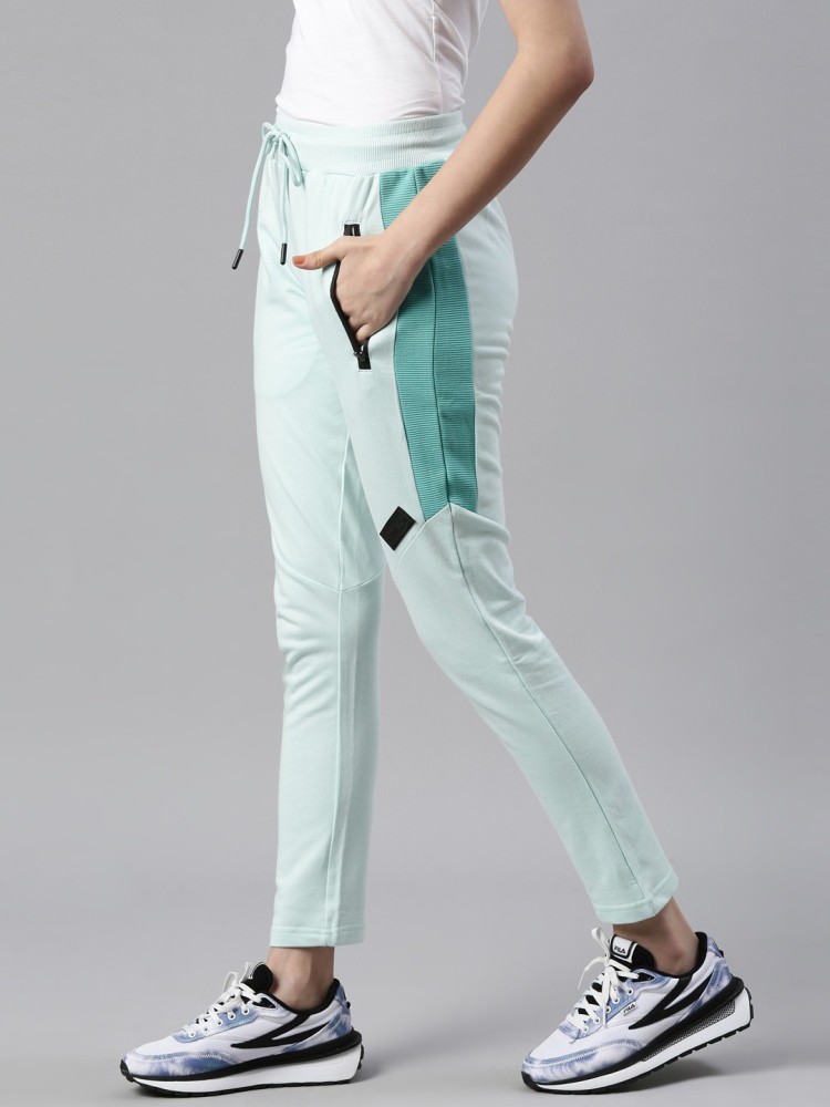 FILA Self Design Women Blue Track Pants - Buy FILA Self Design