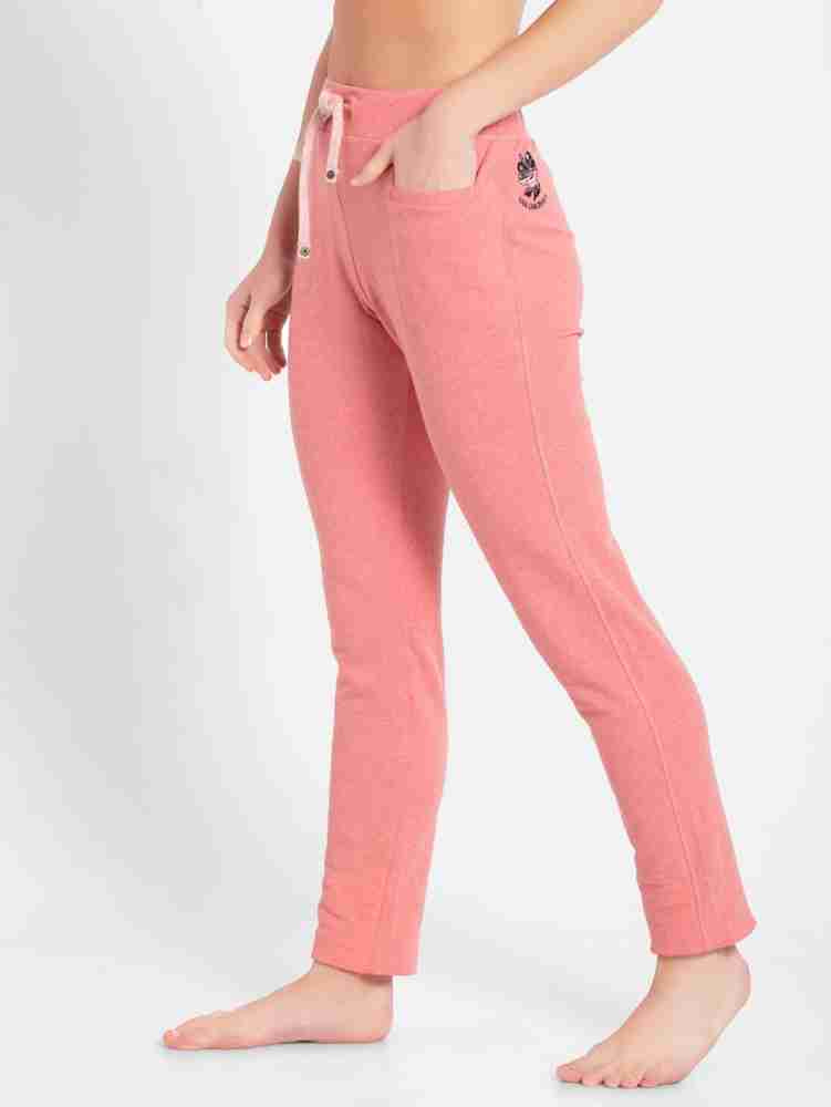 JOCKEY Solid Women Pink Track Pants - Buy JOCKEY Solid Women Pink Track  Pants Online at Best Prices in India