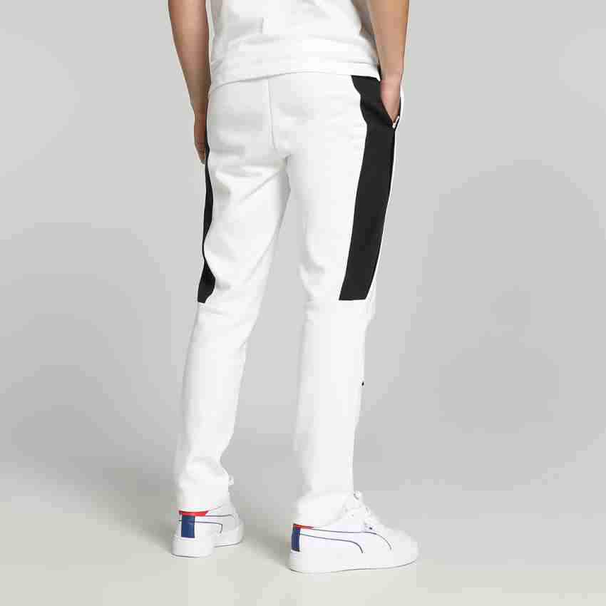 Puma white clearance striped pants