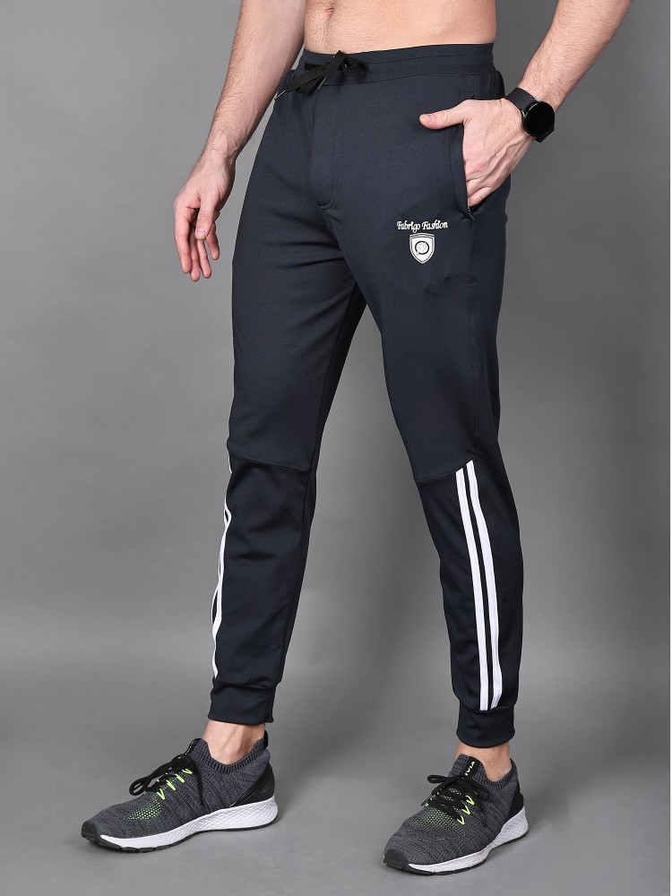Black Running 3 Stripes Adidas Essentials Track Pant