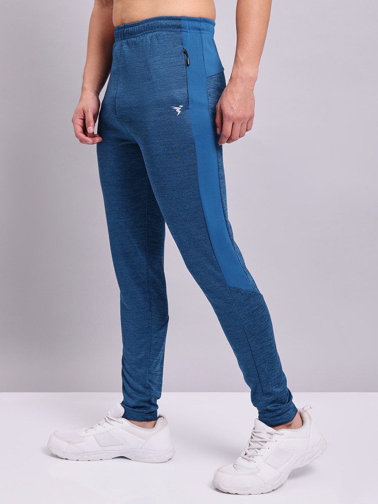 Buy TECHNOSPORT Solid Men Blue Track Pants Online at Best Prices in India