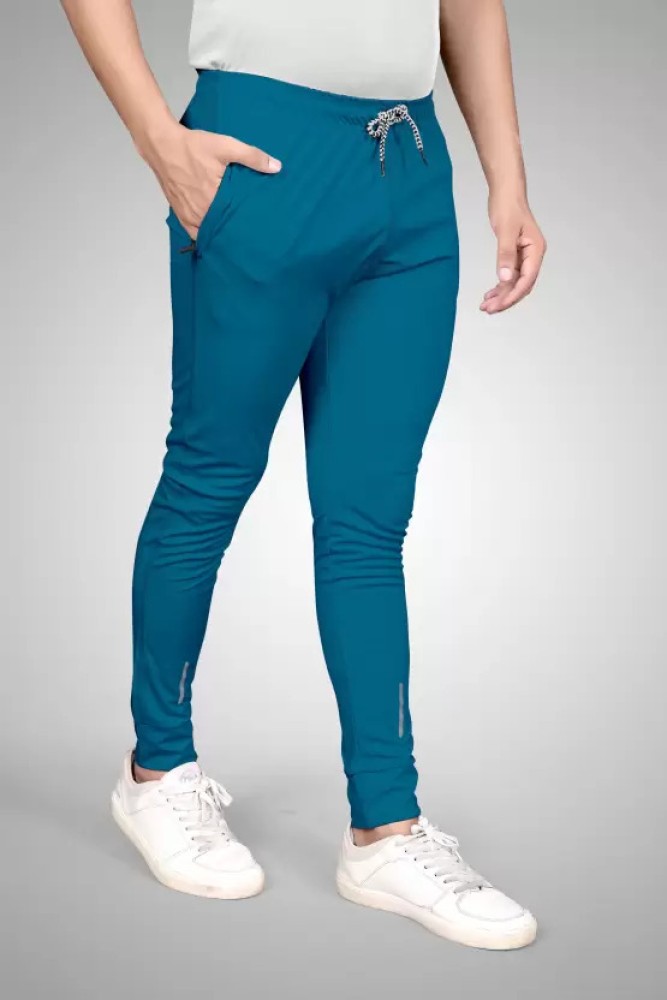 Lycra Blend Regular fit Running Track Pants for Men/Boys | Lower for Boys  (Navy Blue Colour) Lower