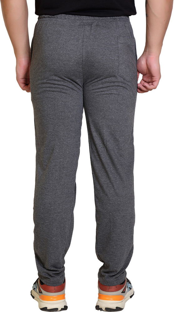 SABKHUSH Solid Men Grey Track Pants Buy SABKHUSH Solid Men Grey