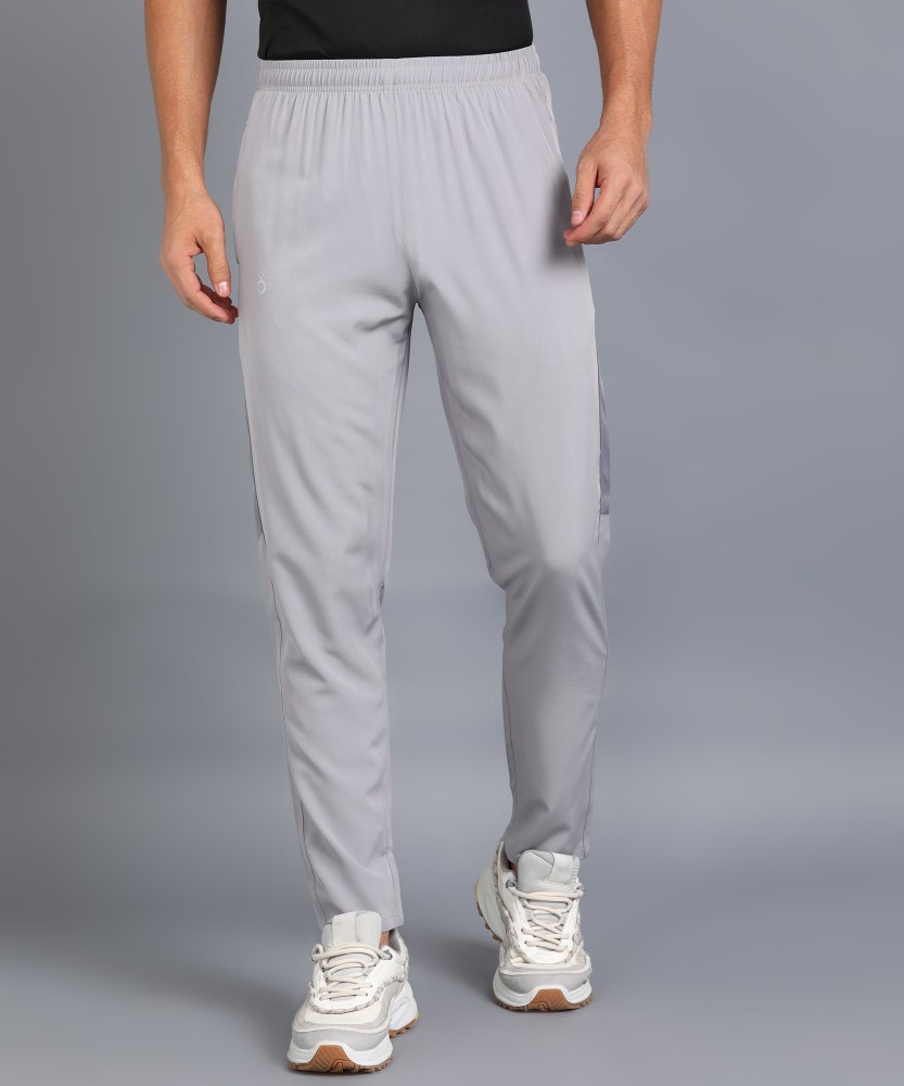 Lemona Solid Men Silver Track Pants - Buy Lemona Solid Men Silver Track  Pants Online at Best Prices in India