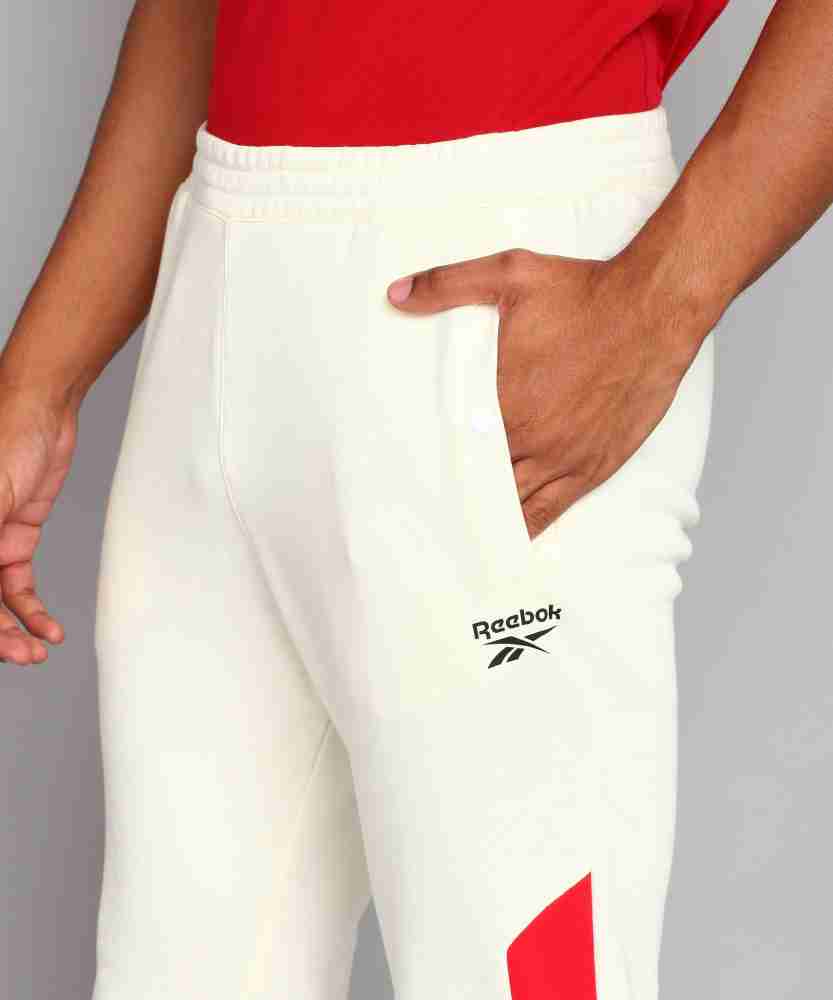 REEBOK CLASSICS Colorblock Men White Track Pants - Buy REEBOK CLASSICS  Colorblock Men White Track Pants Online at Best Prices in India