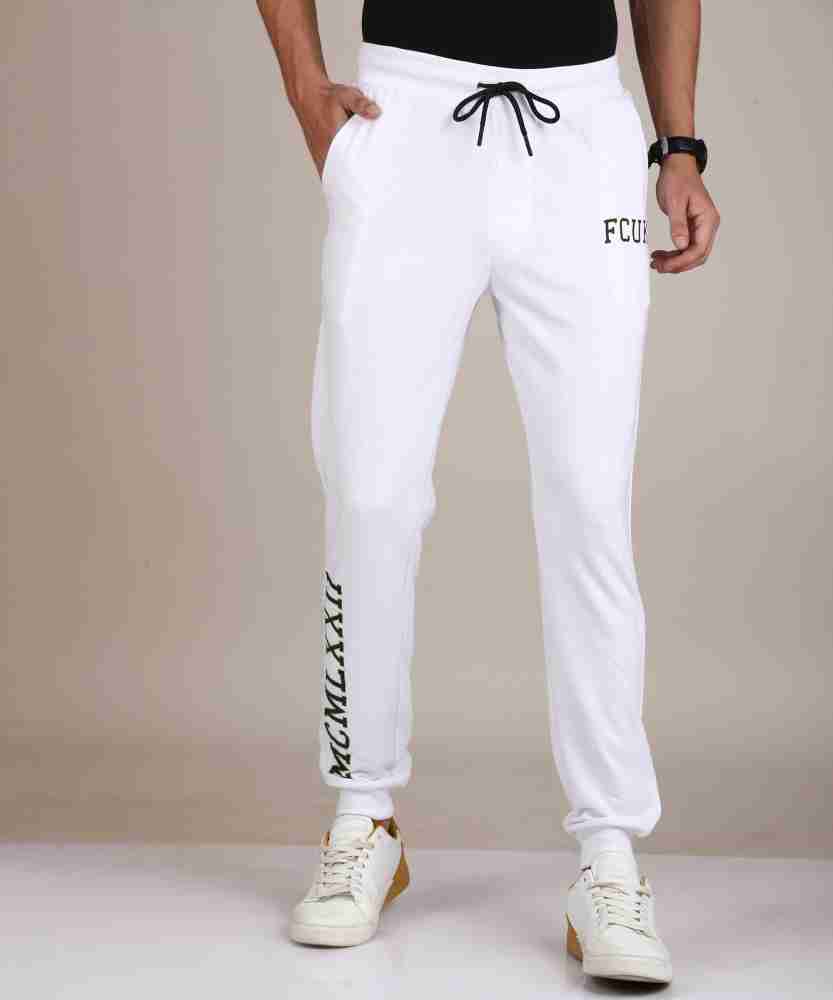 100% Cotton Plain White Joggers at best price in Mumbai