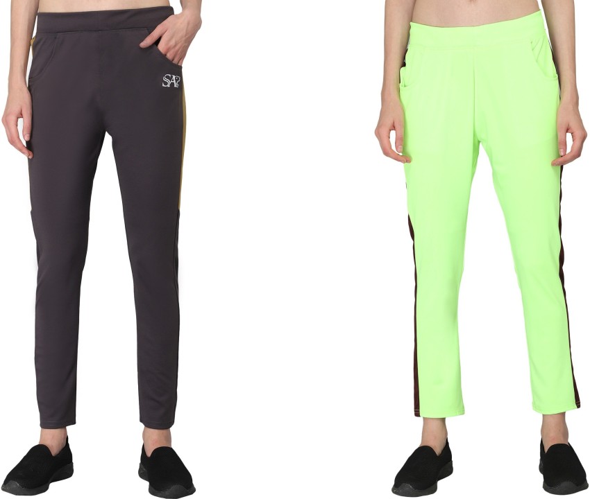 Grande Mode Solid Women Brown, Green Track Pants - Buy Grande Mode Solid  Women Brown, Green Track Pants Online at Best Prices in India