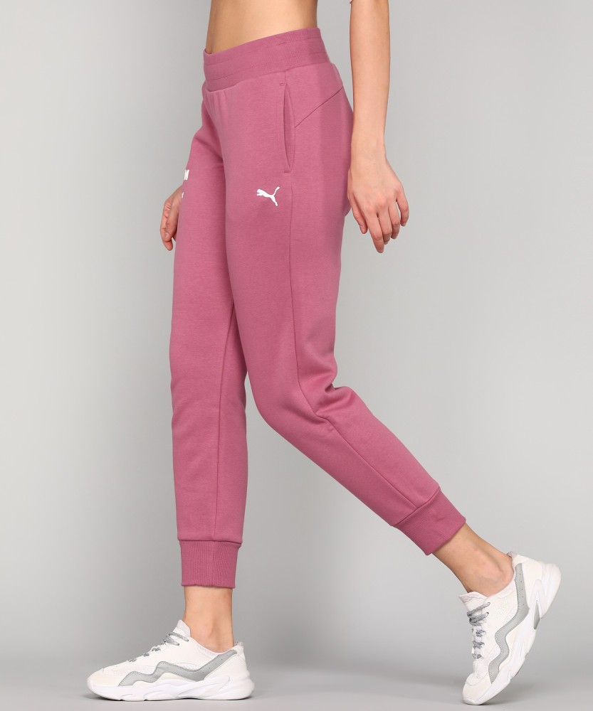 Buy Puma Teal Cotton Printed Trackpants for Women Online  Tata CLiQ