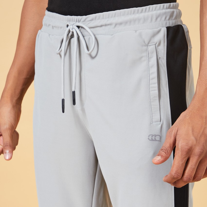 Ajile By Pantaloons Solid Men Grey Track Pants - Buy Ajile By