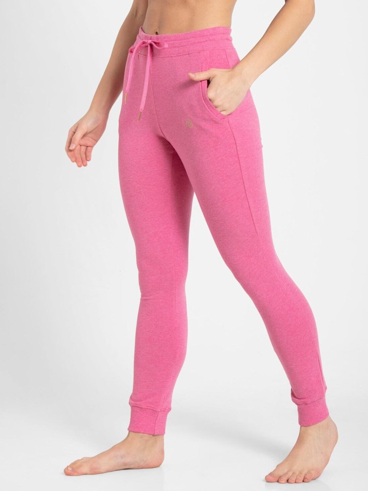 JOCKEY Solid Women Pink Track Pants - Buy JOCKEY Solid Women Pink Track  Pants Online at Best Prices in India