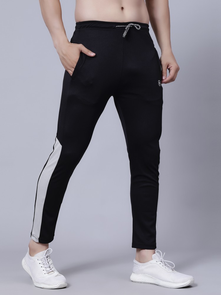 We Perfect Solid Men Black Grey Track Pants Buy We Perfect