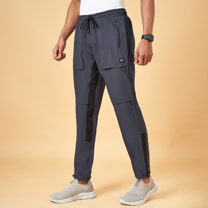 Ajile By Pantaloons Solid Men Grey Track Pants Buy Ajile By