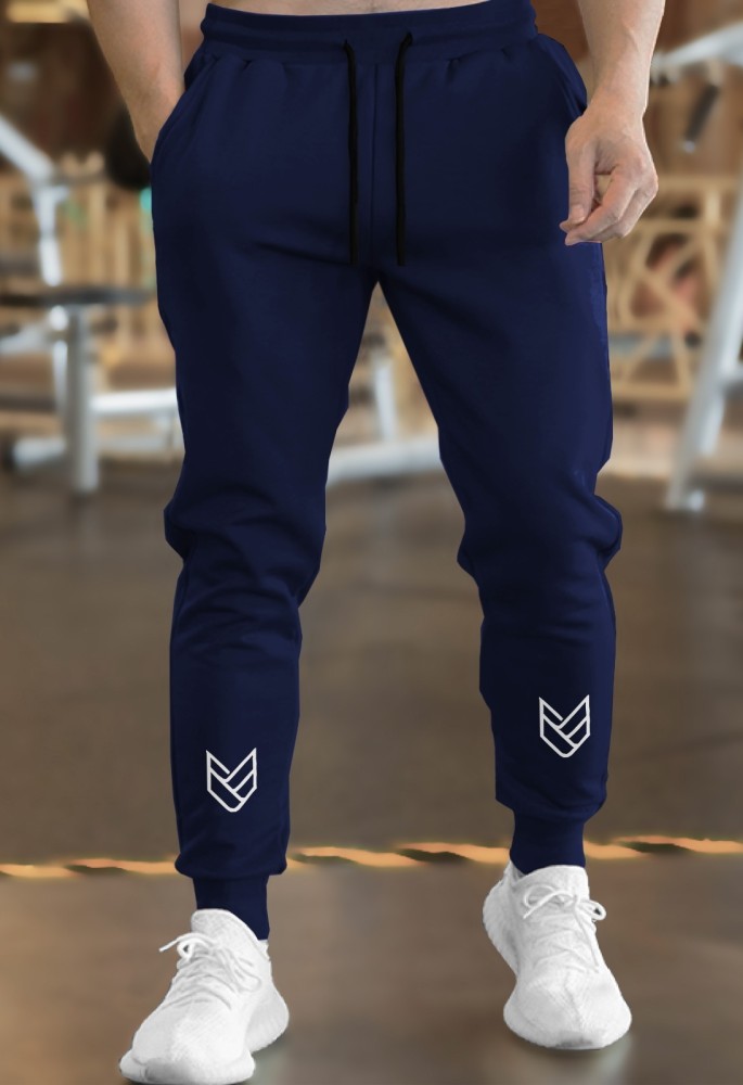 Buy Blue Cotton Track Pants For Men Online TT Bazaar