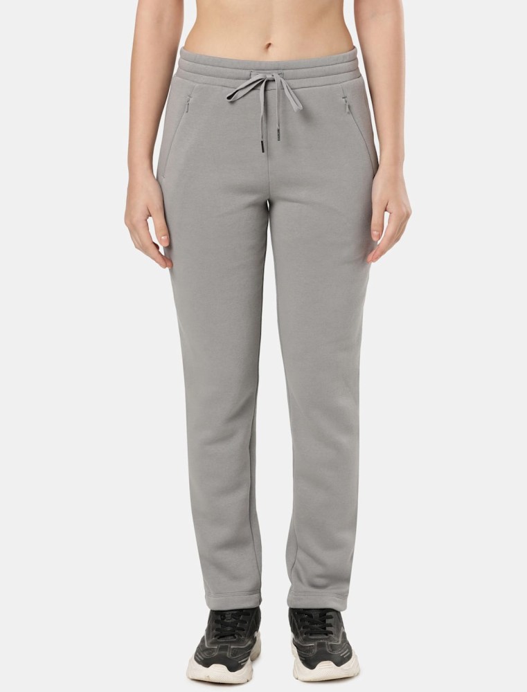 JOCKEY Solid Women Grey Track Pants - Buy JOCKEY Solid Women Grey