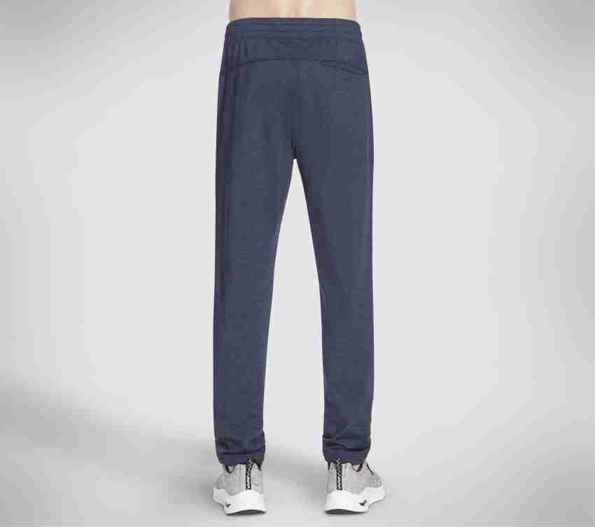 Skechers Solid Men Dark Blue Track Pants - Buy Skechers Solid Men Dark Blue  Track Pants Online at Best Prices in India