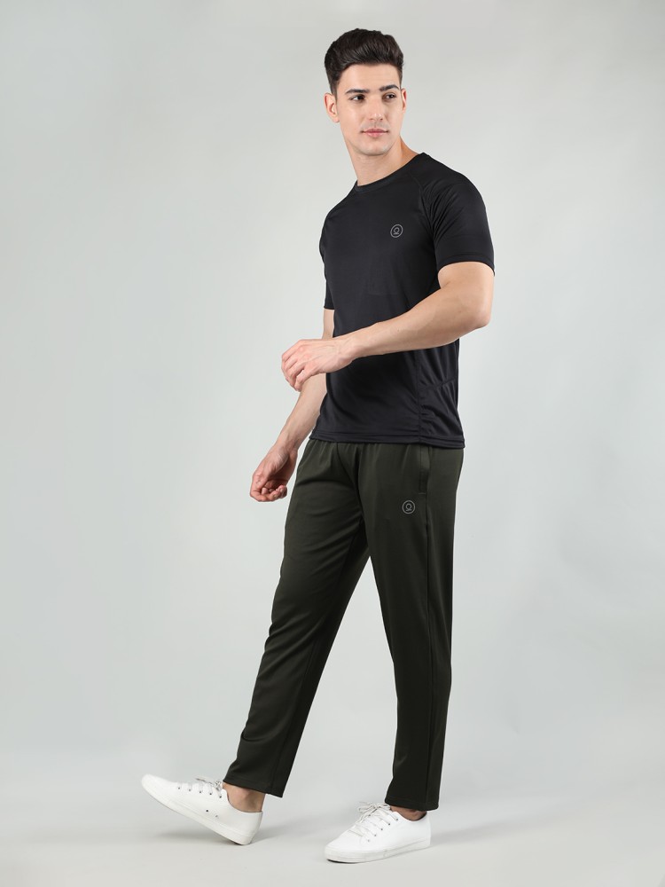 CHKOKKO Solid Men Dark Green Track Pants - Buy CHKOKKO Solid Men Dark Green Track  Pants Online at Best Prices in India