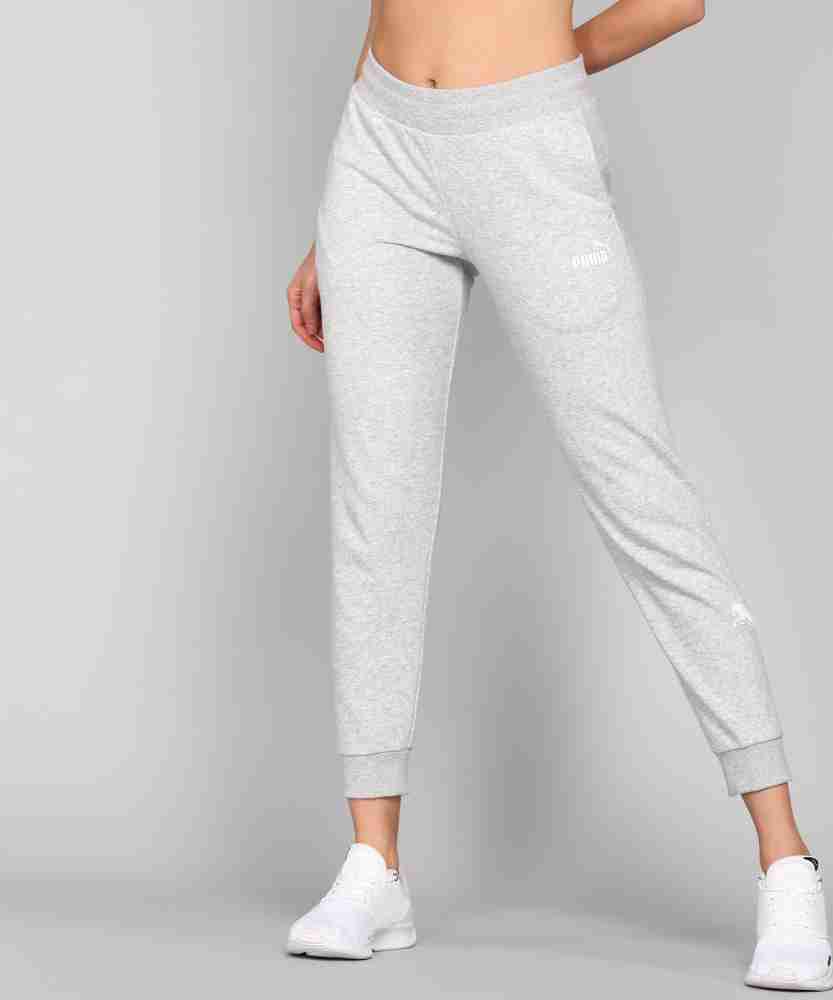 PUMA Power Graphic Pants Solid Women Grey Track Pants