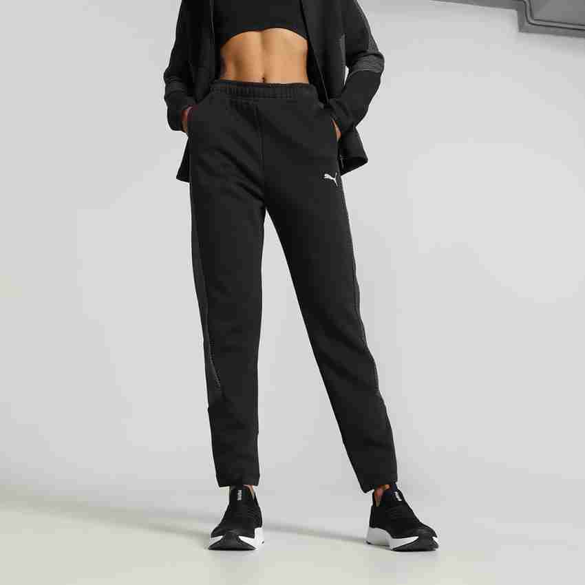 Puma black 2024 tracksuit bottoms