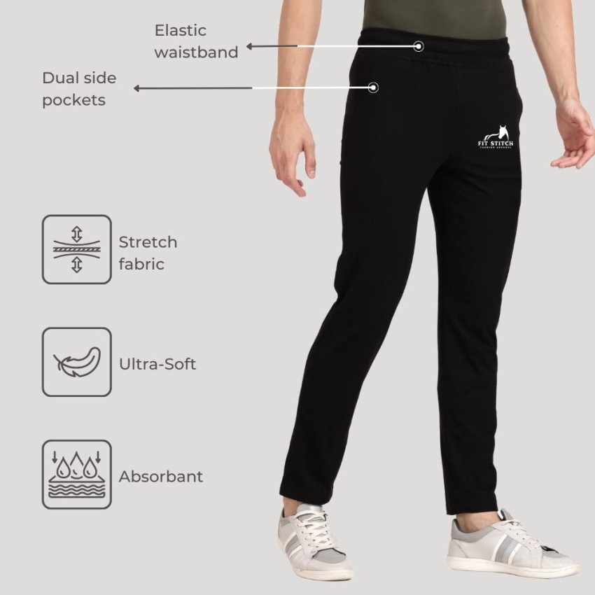Buy Masch Sports Mens Active Wear Regularfit Lower with Elastic Waistband  Casual Trouser Cum Running Track Pant with Pockets Online at Low Prices in  India  Paytmmallcom
