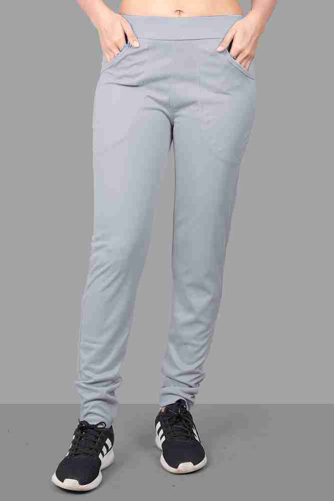 MILDTOUCH Solid Women Grey Track Pants - Buy MILDTOUCH Solid Women Grey Track  Pants Online at Best Prices in India