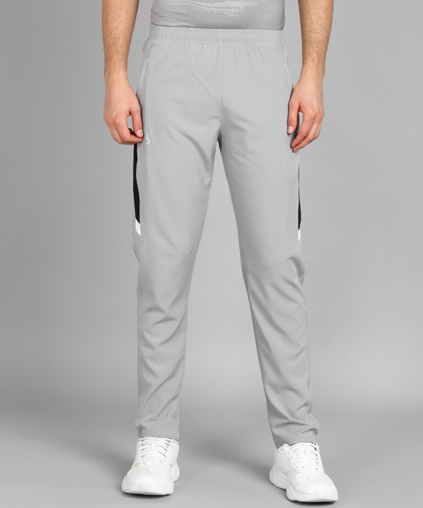 Lemona Solid Men Silver Track Pants - Buy Lemona Solid Men Silver Track  Pants Online at Best Prices in India