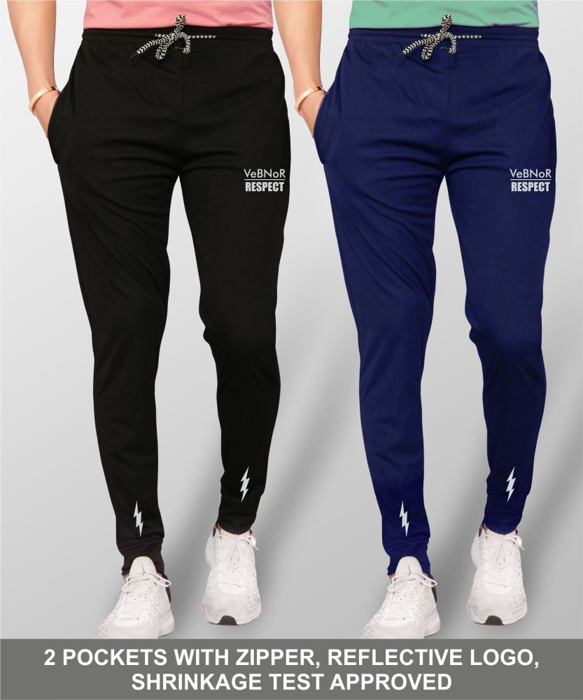 VeBNoR Solid Men Black Blue Track Pants  Buy VeBNoR Solid Men Black Blue  Track Pants Online at Best Prices in India  Flipkartcom