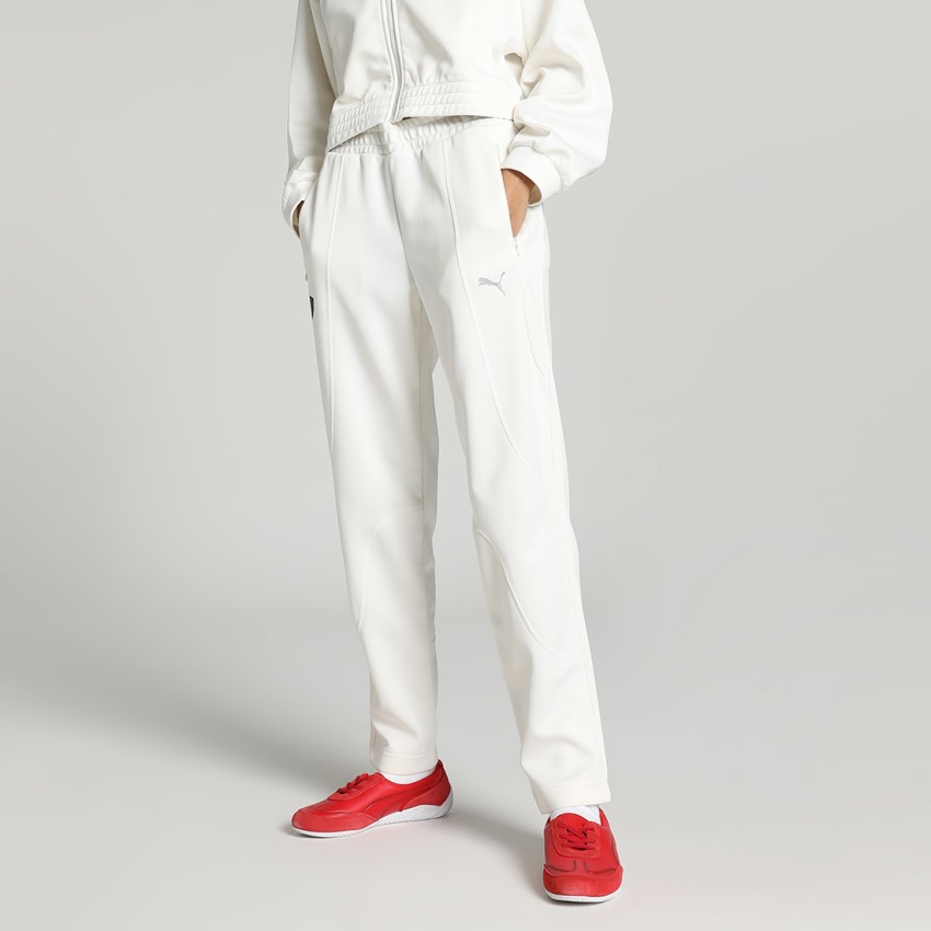 Puma white hot sale track pants