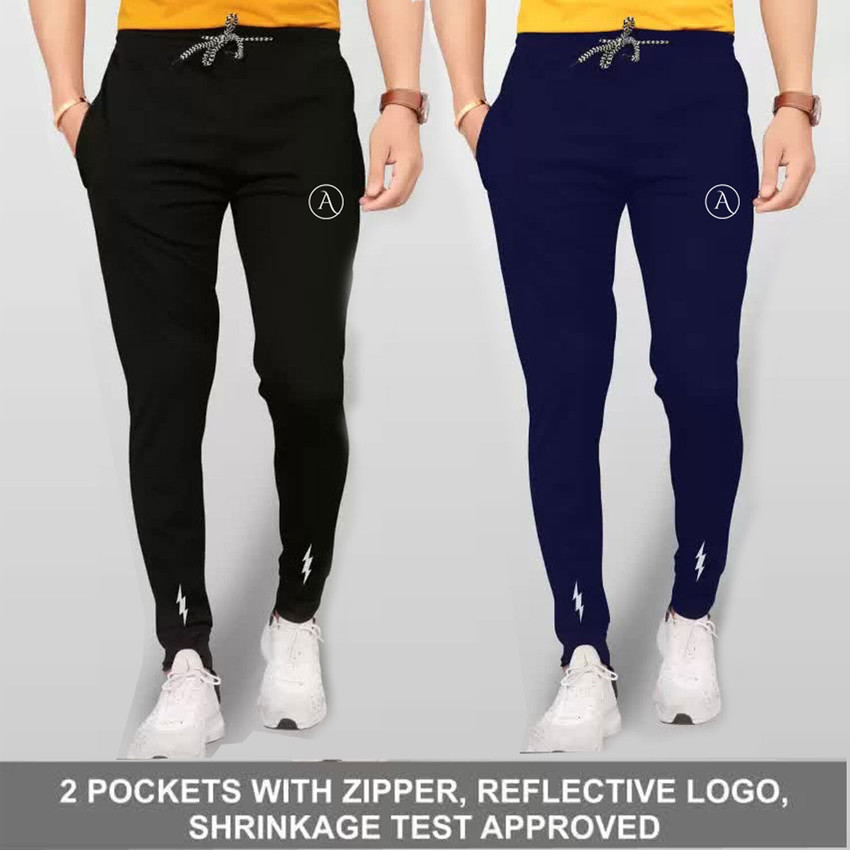 Kashvi Solid Men Black Dark Blue Track Pants Buy Kashvi Solid Men Black Dark Blue Track Pants Online at Best Prices in India Flipkart