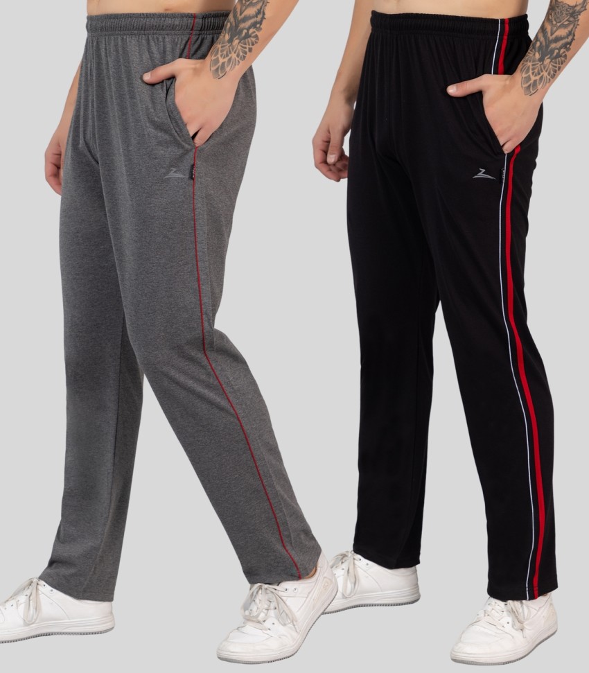 Zeffit Solid Men Grey Black Track Pants Buy Zeffit Solid Men Grey Black Track Pants Online at Best Prices in India Flipkart