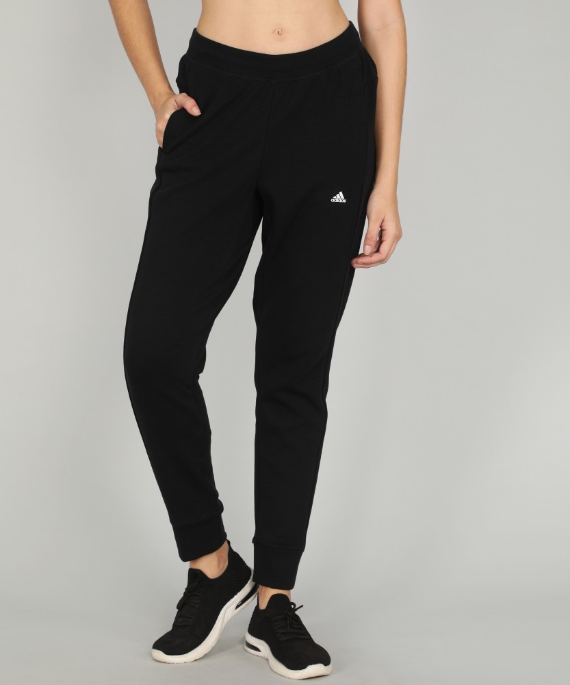 ADIDAS Solid Women Black Track Pants - Buy ADIDAS Solid Women Black Track  Pants Online at Best Prices in India