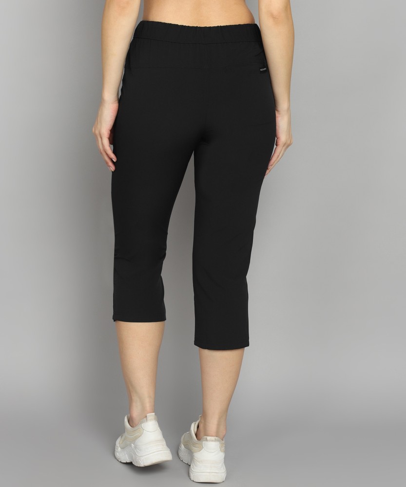 Skechers Solid Women Black Track Pants - Buy Skechers Solid Women Black  Track Pants Online at Best Prices in India