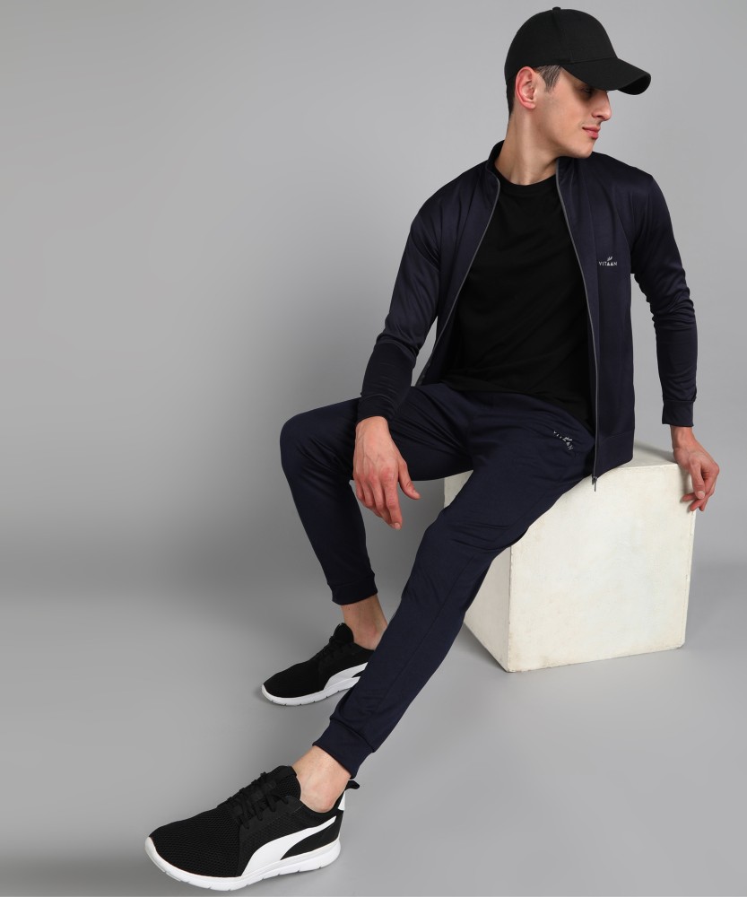 Vitaan Solid Men Track Suit - Buy Vitaan Solid Men Track Suit Online at  Best Prices in India