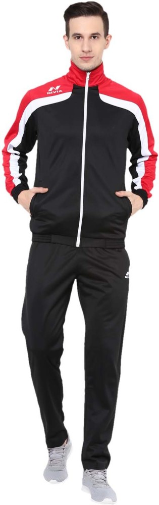 Black, Red Plain Mens Tracksuit, Size: Small at Rs 550/set in Lucknow