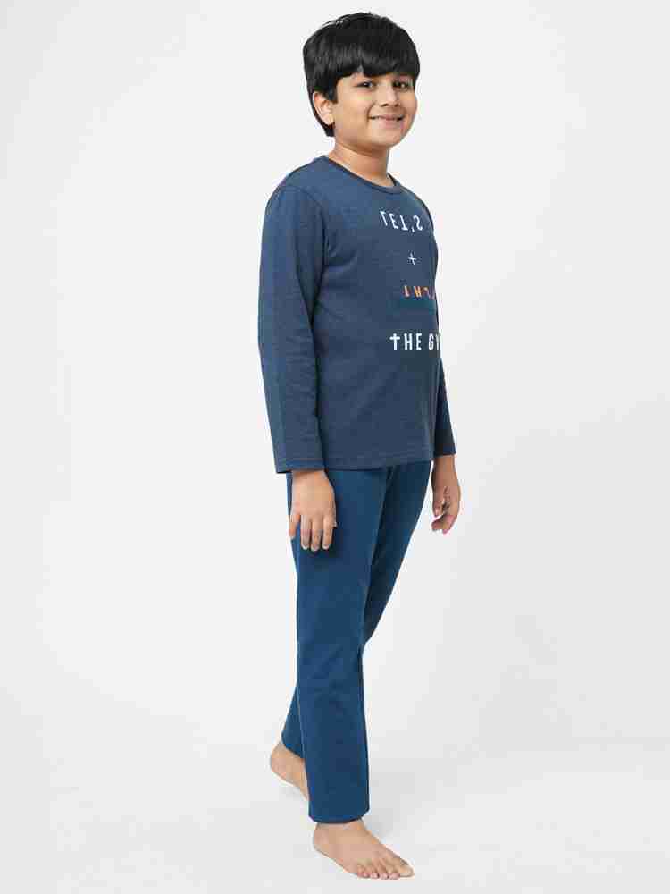 Boys best sale blue pyjamas